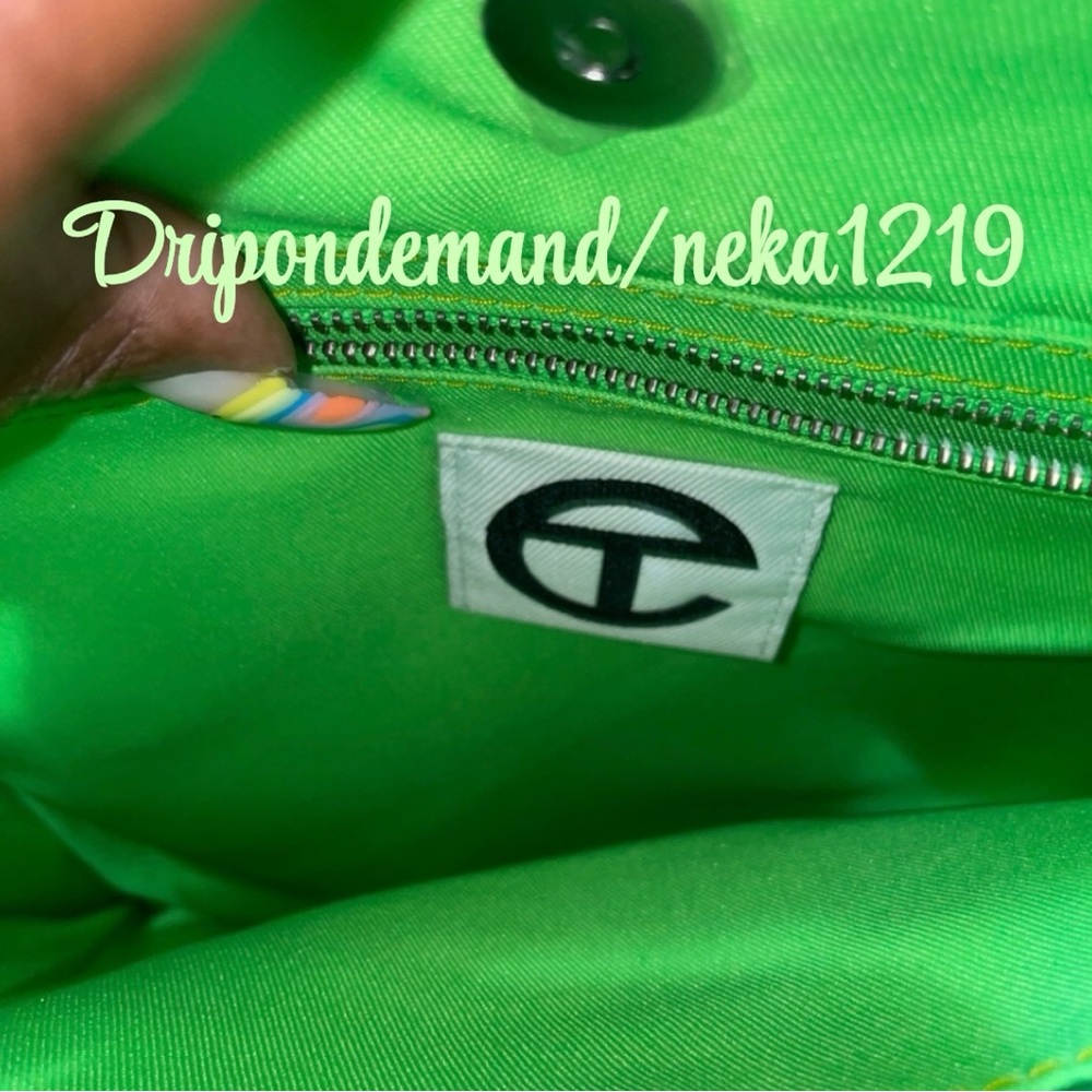 Large Highlighter Green Telfar Bag - Picture 6 of 6